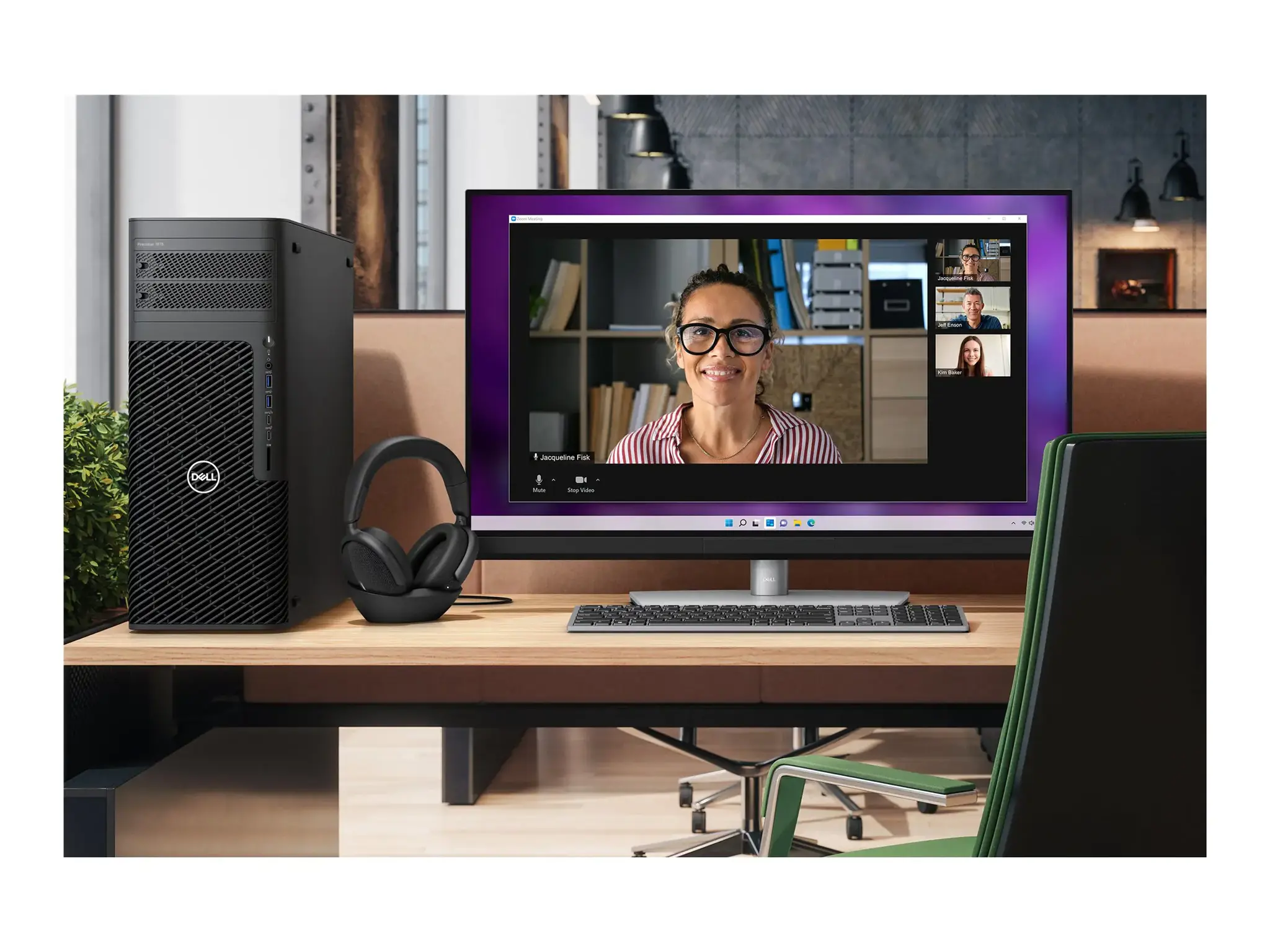 DELL WL7024, Wired & Wireless, Calls/Music, 20 - 20000 Hz, 297 g, Headset, Black
