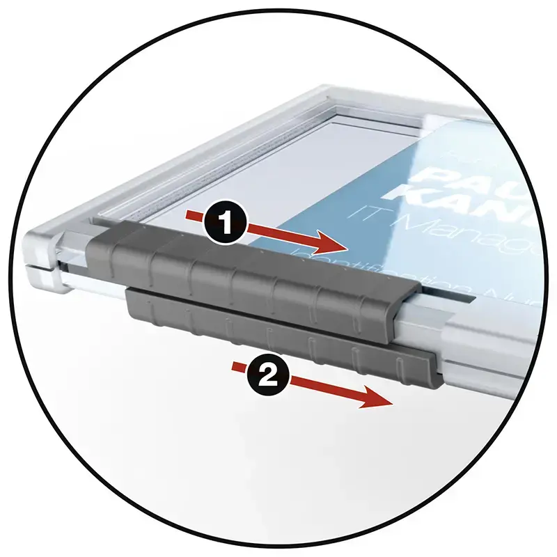 Kabinamas dėklas magnetinei kortelei DURABLE PUSHBOX DUO, 10 vnt./pak.
