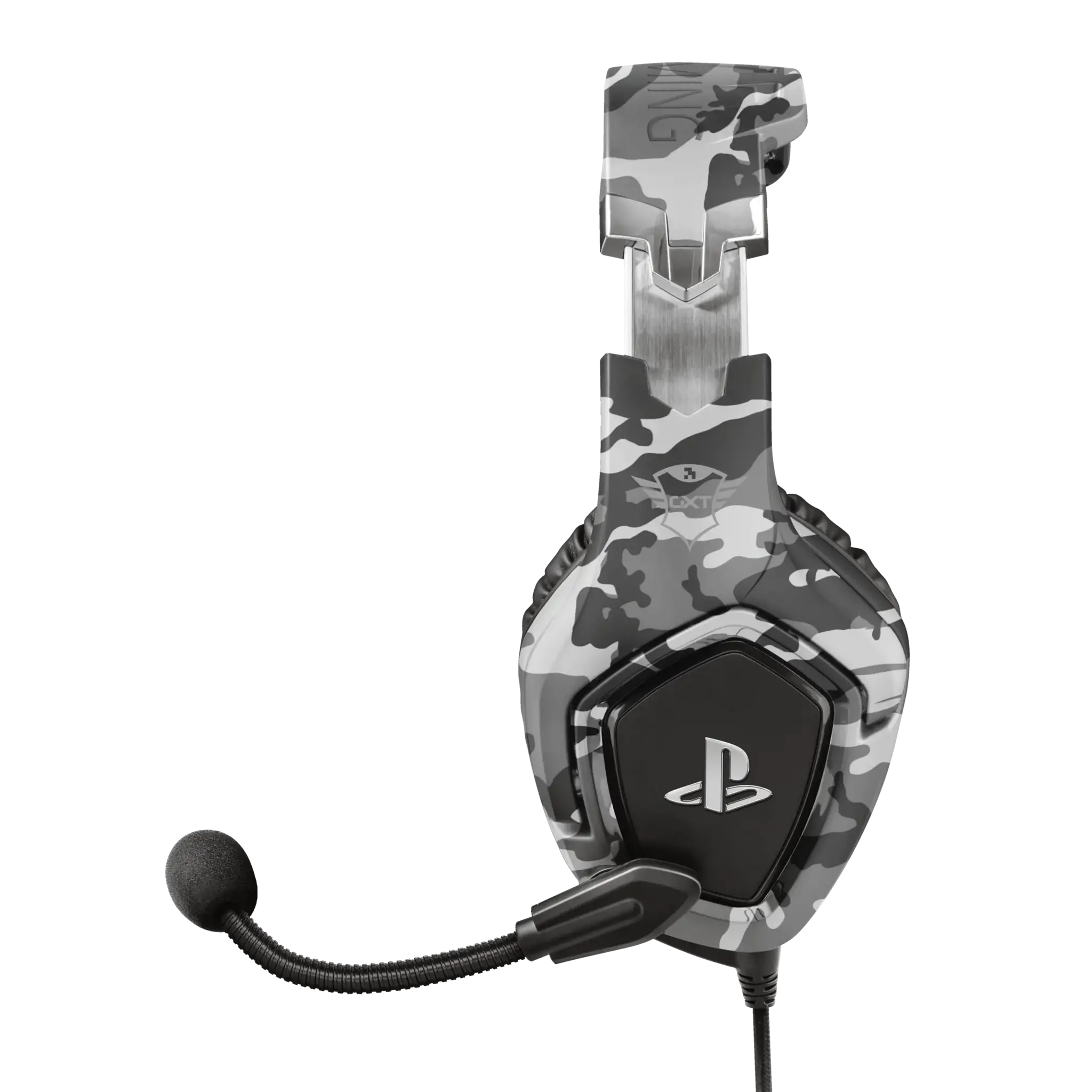 "Trust GXT 488 Forze PS4", laidinės, žaidimų, 20 - 20000 Hz, 339 g, ausinės, juodos, pilkos spalvos