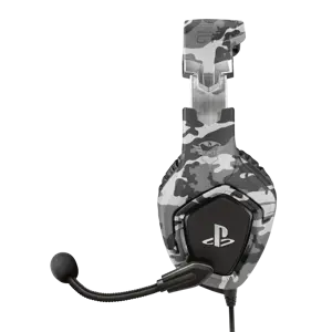 "Trust GXT 488 Forze PS4", laidinės, žaidimų, 20 - 20000 Hz, 339 g, ausinės, juodos, pilkos spalvos