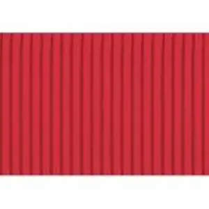 Gofruotas kartonas 50x70cm Folia raudonas