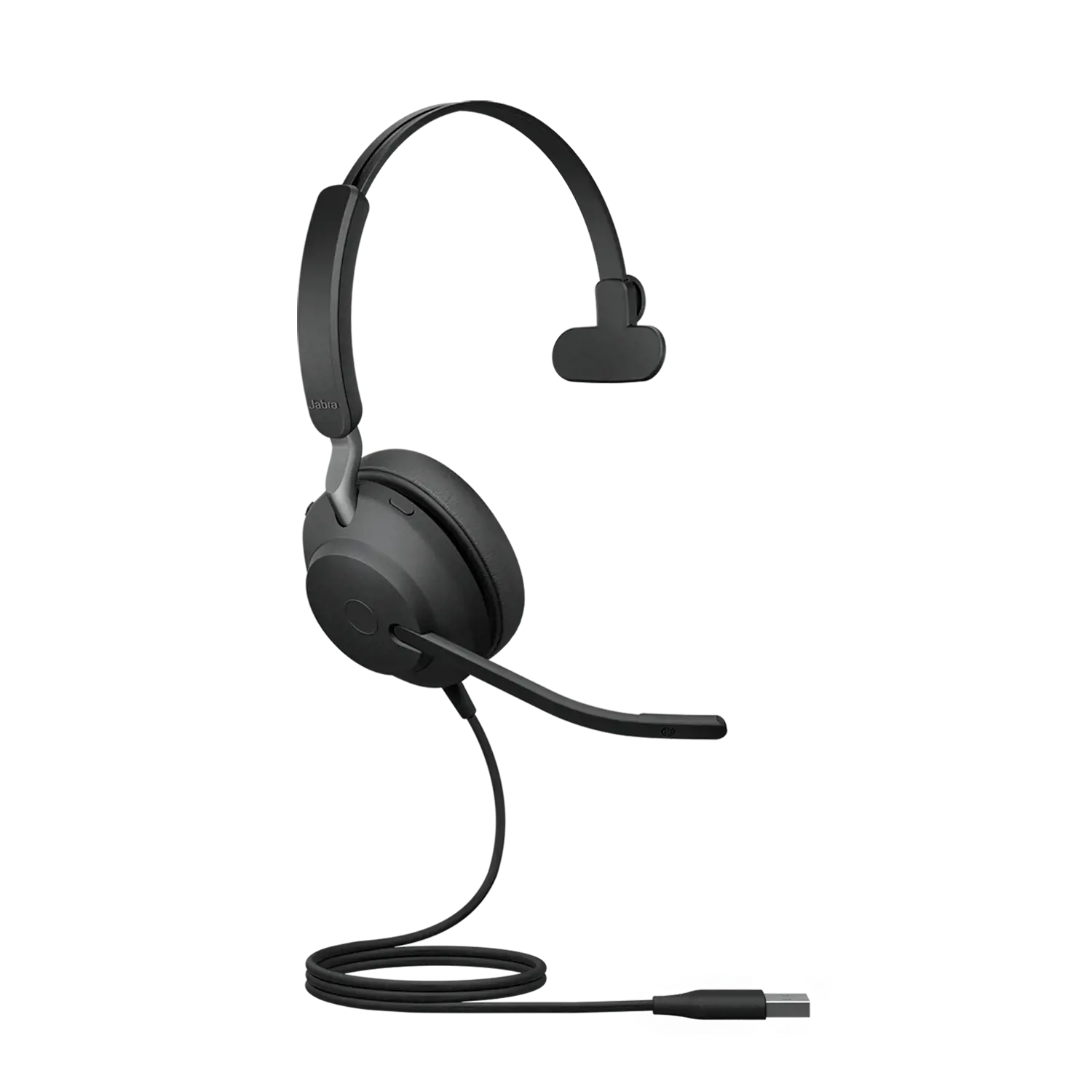 Jabra Evolve2 40 USB-A, UC Mono, Wired, Office/Call center, 20 - 20000 Hz, 113 g, Headset, Black