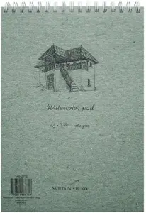 Piešimo albumas akvarelei su spirale SMLT AUTHENTIC, A5