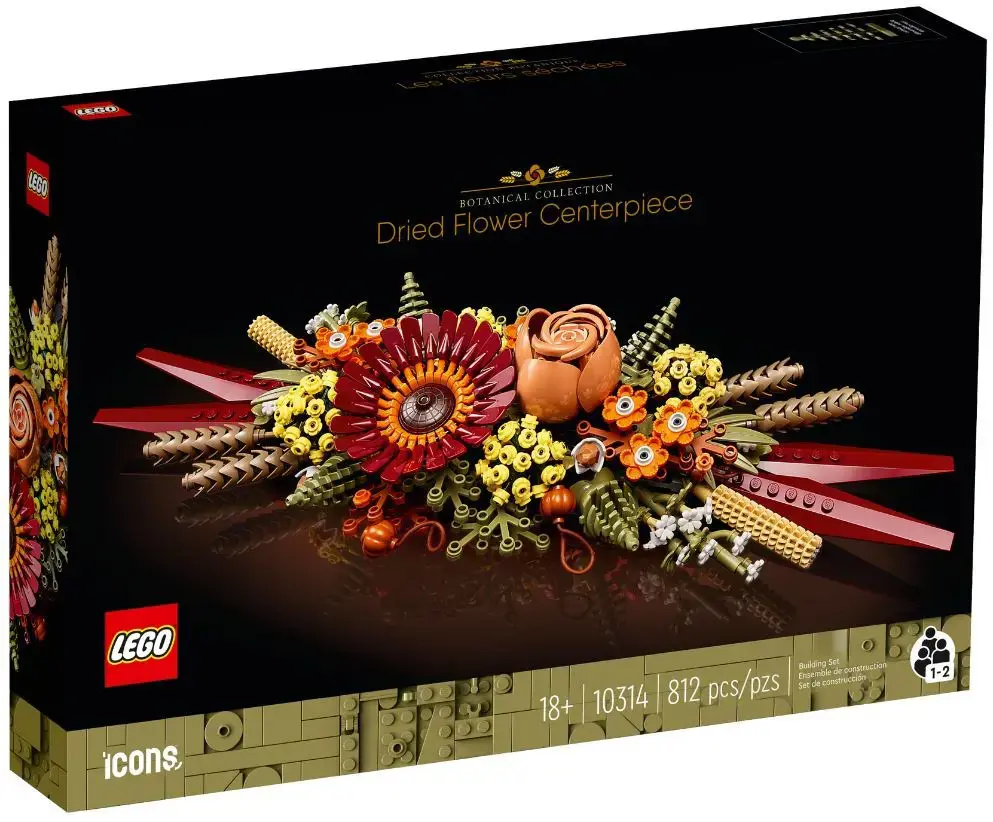 LEGO IKONOS 10314 DŽIOVINTŲ GĖLIŲ PUOKŠTĖ