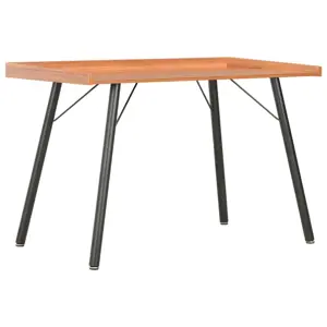 Rašomasis stalas, rudos spalvos, 90x50x79cm