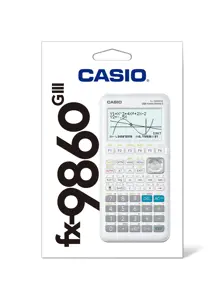 Mokslinis skaičiuotuvas CASIO FX-9860GIII-W-ET, 89x178x23 mm