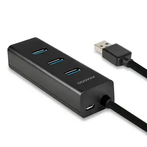 AXAGON HUE-S2B 4x USB3.0 įkrovimo koncentratorius, MicroUSB įkrovimo jungtis
