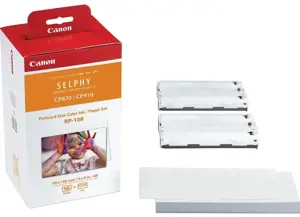 CANON DSC P dydžio spalvoto rašalo ir popieriaus rinkinys RP-108