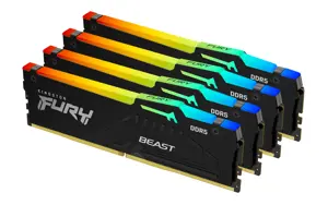 KINGSTON FURY Beast 64GB 6000MT/s DDR5 CL40 DIMM rinkinys iš 4 RGB XMP