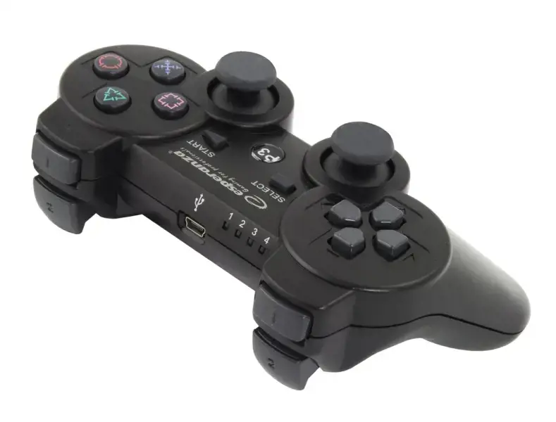 Esperanza EGG109K VIBRATION WIRELESS GAMEPAD BLUETOOTH PS3 MARINE BLACK