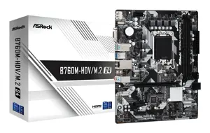 Pagrindinė plokštė ASROCK Intel B760 Express LGA1700 Micro-ATX Atmintis DDR4 Atminties lizdai 2 2xP…