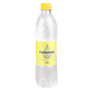 Stalo vanduo FULDATALER, silpnai gazuotas, citrinų skonio, 0,5 l PET D
