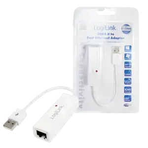 LOGILINK UA0144B LOGILINK - USB 2.0 ir Fast Ethernet RJ45 adapteris