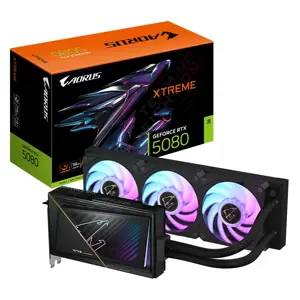 Vaizdo plokštė GIGABYTE GeForce RTX 5080 16 GB, GDDR7, GV-N5080AORUSX W-16GD