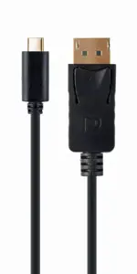 GEMBIRD USB-C ir DisplayPort vyriškos lyties adapteris 4K 60 Hz 2 m juodas