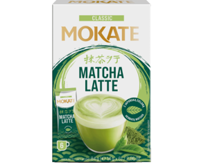 Žaliosios arbatos gėrimas MOKATE Matcha latte, 6 x 14g