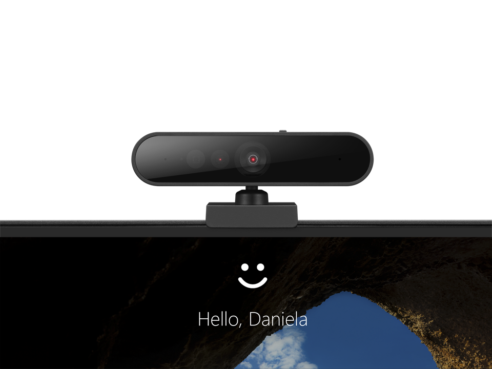 Lenovo Performance FHD, 1920 x 1080 taškų, "Full HD", USB-C, juoda, spaustukas / stovas, 1,8 m