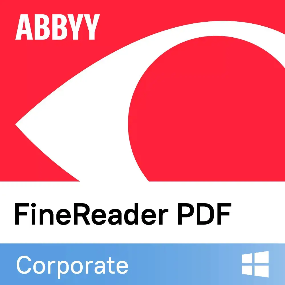 "ABBYY FineReader PDF Corporate", apimties licencija (vienai vietai), prenumerata 1 metams, 26 - 50 licencijų