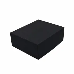 Dovanų dėžutė, juoda, didelė, 13cm aukščio