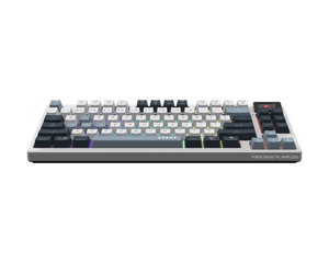 MSI FORGE GK600 TKL WIRELESS SKY | Gaming Keyboard | Wireless | US | Bluetooth | 2.4 GHz, Bluetooth, USB 2.0 | Mechanical Linear