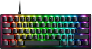 "Razer" mini žaidimų klaviatūra "Huntsman V3 Pro" laidinė šiaurietiška analoginė optinė juoda