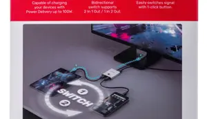 UNITEK D1078A dvikryptis kabelio adapteris USB-C M-F 1 m