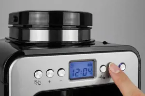 Kavos aparatas Caso 01848, 0,6 litrai, Juoda, Automatinis