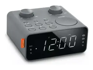 Muse Dual Alarm Clock Radio | M-17 LG | Alarm function | AUX in