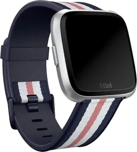 "Fitbit Versa-Lite" austinė hibridinė apyrankė, didelė, tamsiai rožinė