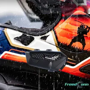 FreedConn F1 Plus V2 EU BT 5.4+EDR motorcycle intercom, range up to 500 m, SPEAKS POLISH