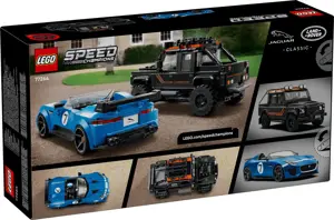 LEGO SPEED CHAMPIONS 77264 Jaguar F-TYPE Project 7 & Land Rover Defender Classic