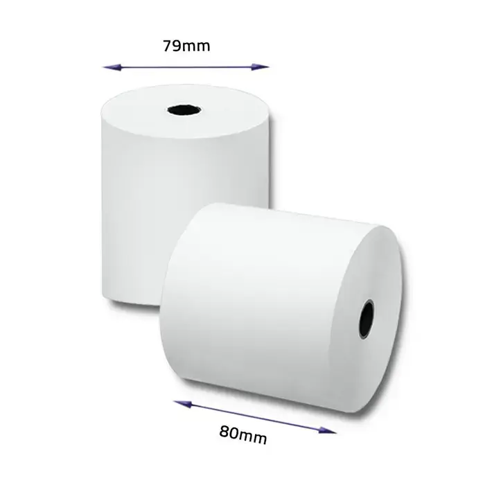 "Qoltec" terminis ritinėlis 80 x 80 | 55g/m2 | 10vnt | Be BPA