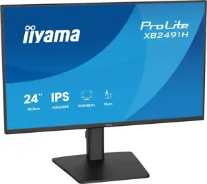 iiyama ProLite XB2491H-B1 computer monitor 60.5 cm (23.8") 1920 x 1080 pixels Full HD LCD Black