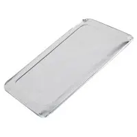 Vienkartinis dangtis indui, GN 1/1, aliuminis, 52,9 x 32,7 x 1,6 cm, 15 vnt