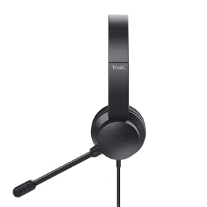 Trust HS-260 Headset Wired Neck-band Office/Call center USB Type-A Black