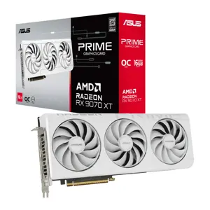 Vaizdo plokštė ASUS Radeon RX 9070 XT 16 GB, GDDR6, PRIME-RX9070XT-O16G-WH