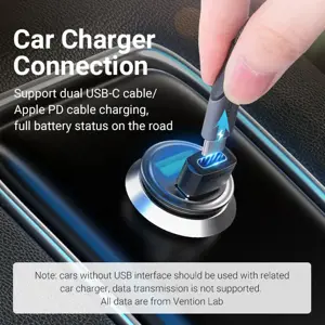 "Vention" USB 2.0 vyriškos ir USB-C moteriškos lyties adapteris Juodas PVC tipas, USB A, USB C, juodas