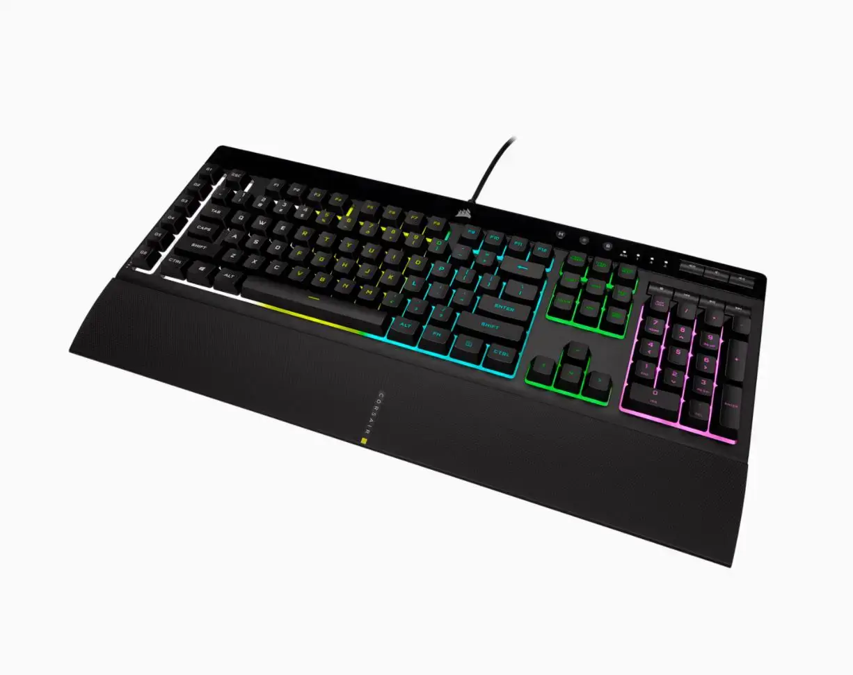 CORSAIR K55 RGB PRO žaidimų klaviatūra su foniniu RGB LED apšvietimu
