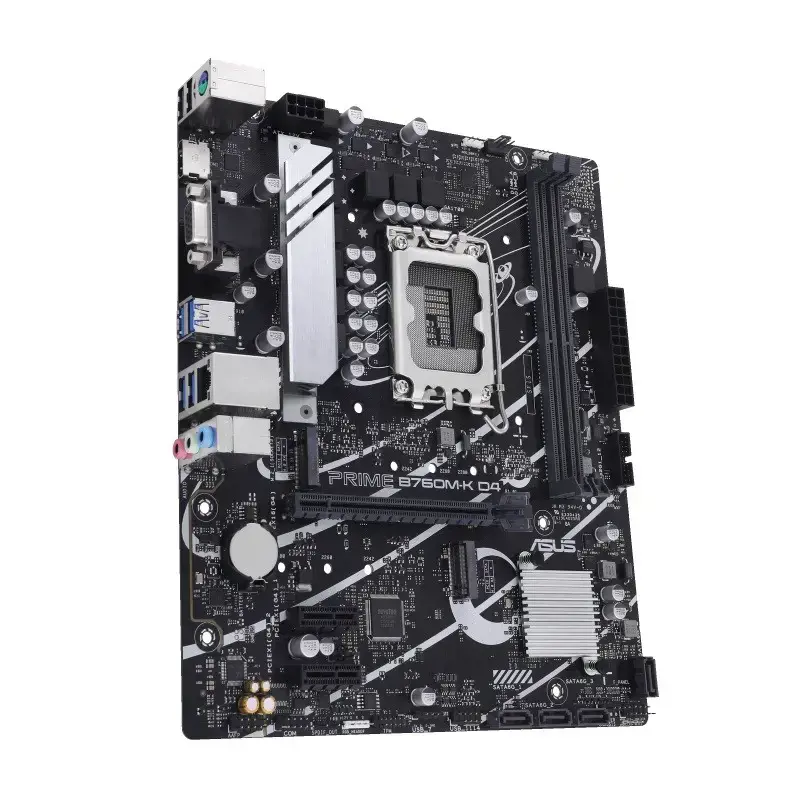 ASUS PRIME B760M-K D4, "Intel", LGA 1700, "Intel® Celeron®", "Intel® Core™ i3", "Intel® Core™ i5", "Intel® Core™ i7", "Intel® Core™ i9",..., LGA 1700, DDR4-SDRAM, 64 GB