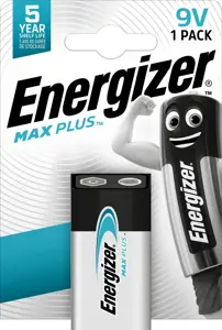 Energizer battery Max Plus Alkaline 9V CHP1