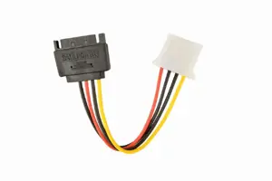 GEMBIRD CC-SATA-PS-M Gembird SATA (vyriškas) - Molex (moteriškas) maitinimo kabelis, 15 cm
