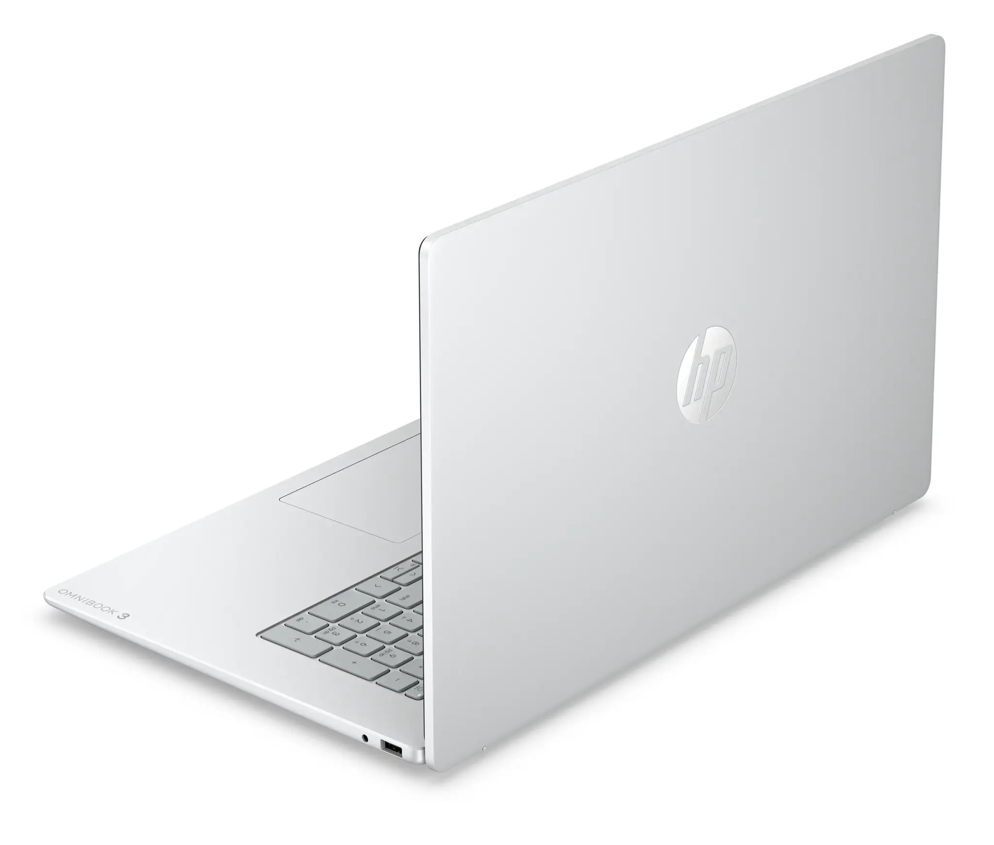 HP OmniBook 3 17-dp0008nnx - Ryzen 5 40, 16GB LPDDR5 5500 on-board, 512GB PCIe Value, 17.3 FHD (1920x1080) Antiglare IPS 300 nits, Glacier Silver DF+ - 1080p TNR, Not Included 45W AC Adapter, Win 11 Home, 1 years