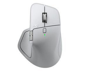 Logitech MX Master 4 for MAC Belaidė pelė RF Wireless + Bluetooth, 8000 DPI, White Silver