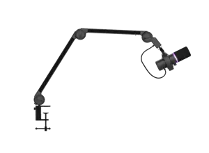 "Trust GXT 255+ Onyx", kompiuterio mikrofonas, 30-18000 Hz, 24 bitų, 96 kHz, 130 dB, kardioidinis