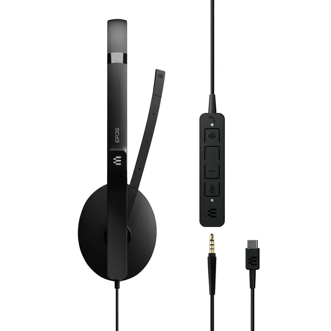 "EPOS ADAPT 165T USB-C II", USB LAIDINIS DVIPUSIS 3,5 MM + USB