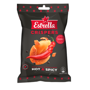 Kepinti žemės riešutai ESTRELLA, aitriųjų paprikų skonio, su traškia luobele, 140 g