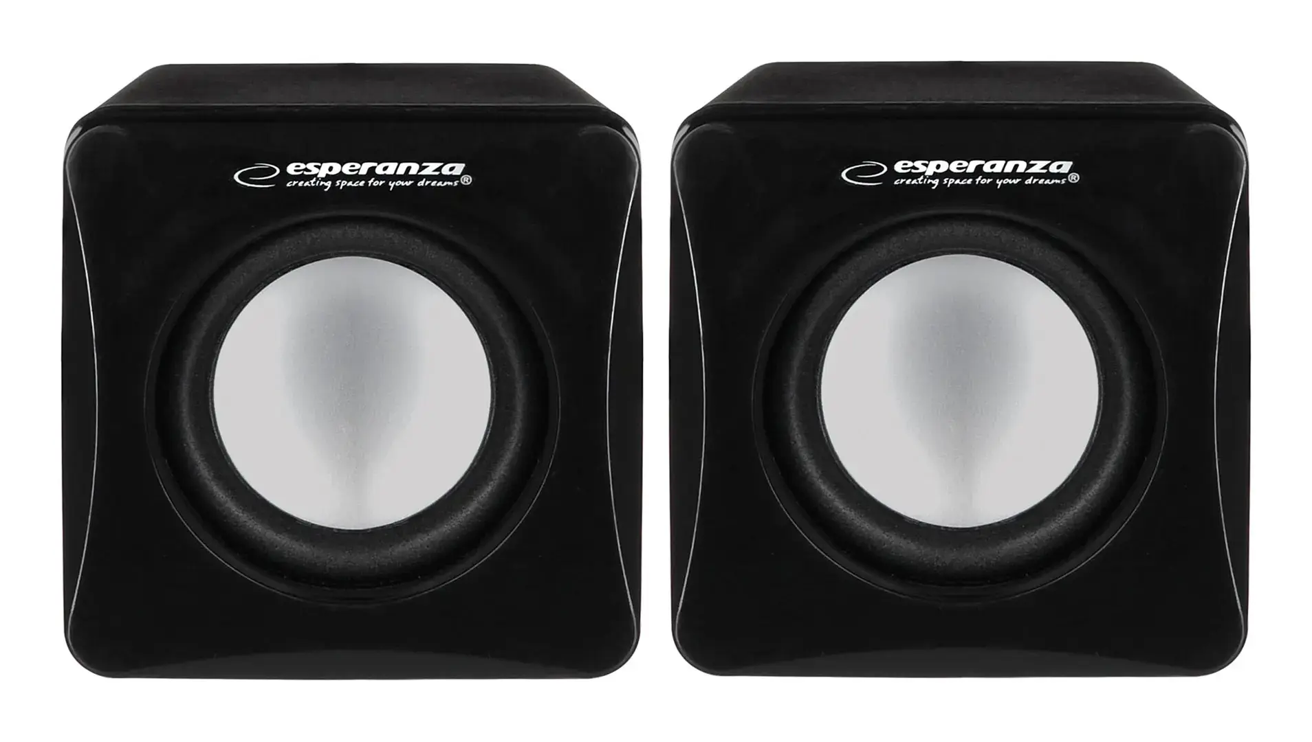 "Esperanza Leggiero EP111" garsiakalbių sistema (2.0; juodos spalvos)