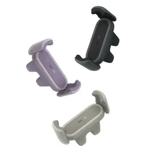 "Baseus" plieninis patrankos laikiklis 2 automobiliams su ventiliacijos grotelėmis (juodas)