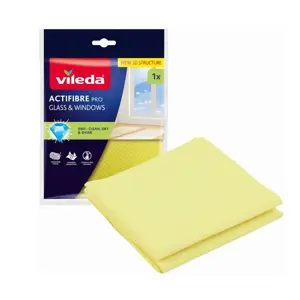Vileda Actifibre Pro glass and window cloth, 1 piece