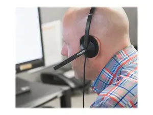 "Koss" ausinės CS195 USB laidinės, "On-Ear", su mikrofonu, A tipo USB, juodos spalvos